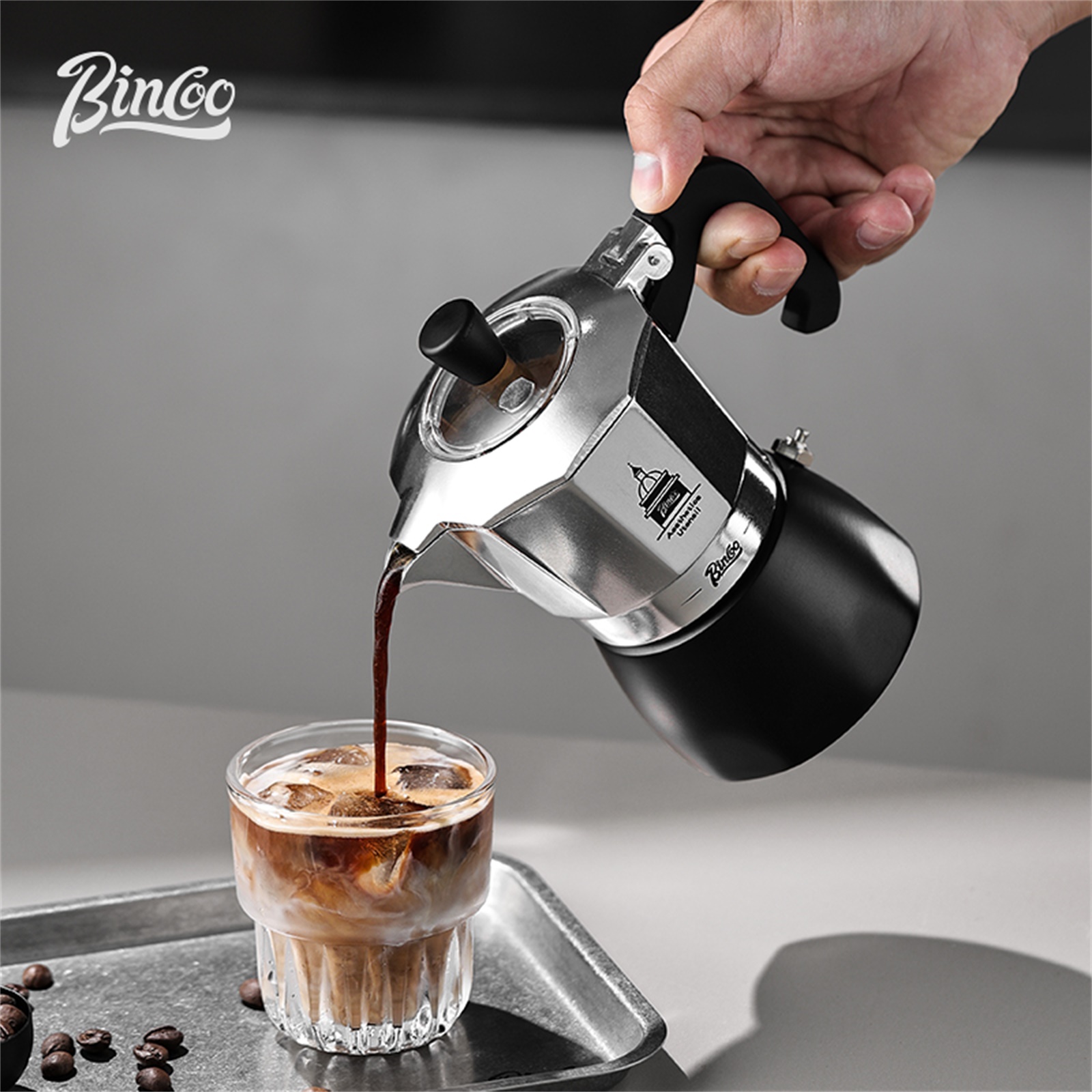 Coffee Equipment Accessories - Мока-горшок BINCOO с двойным клапаном, кофеварка