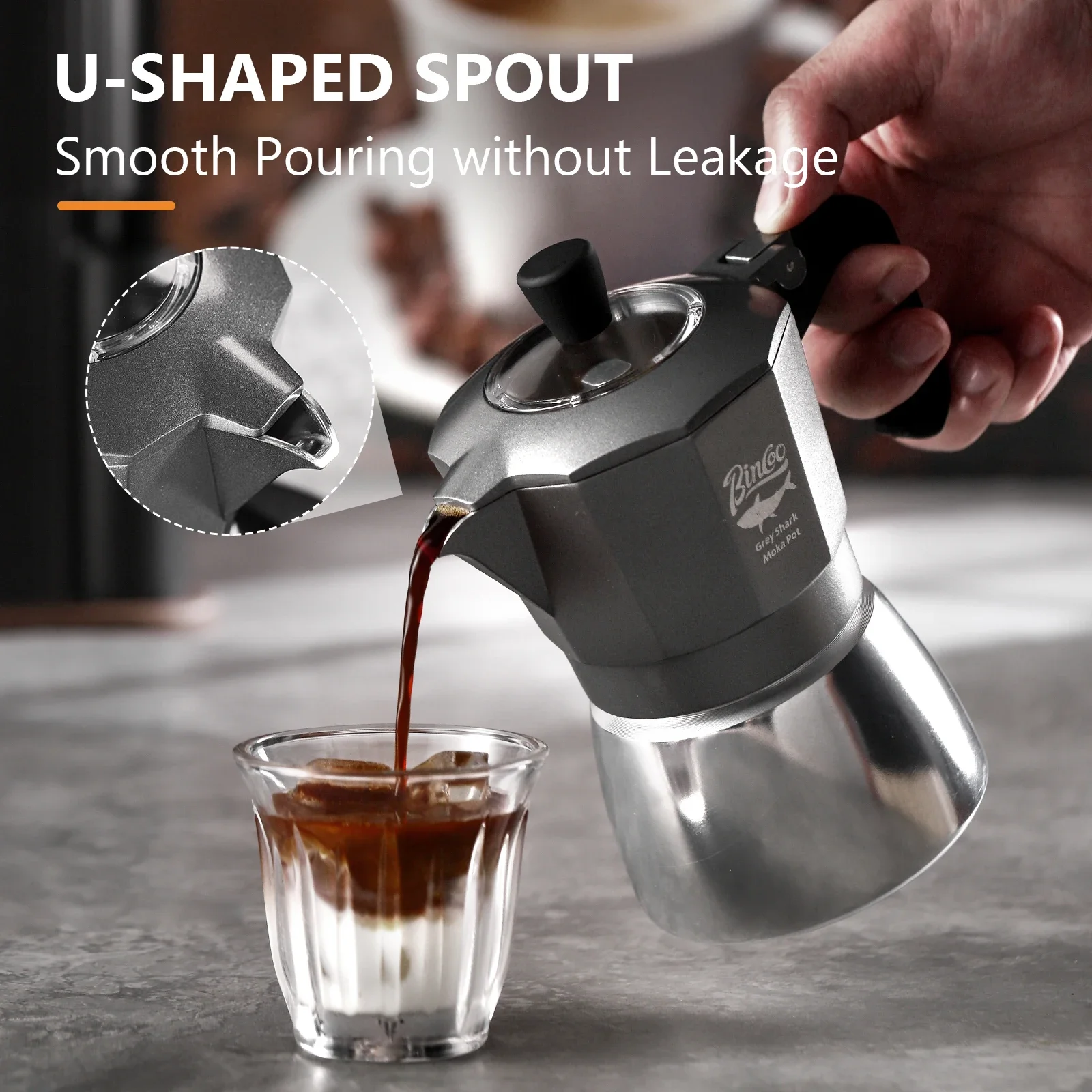 Кофеварка Bincoo Moka Pot на 2 – обзор и цена Coffee Equipment Accessories