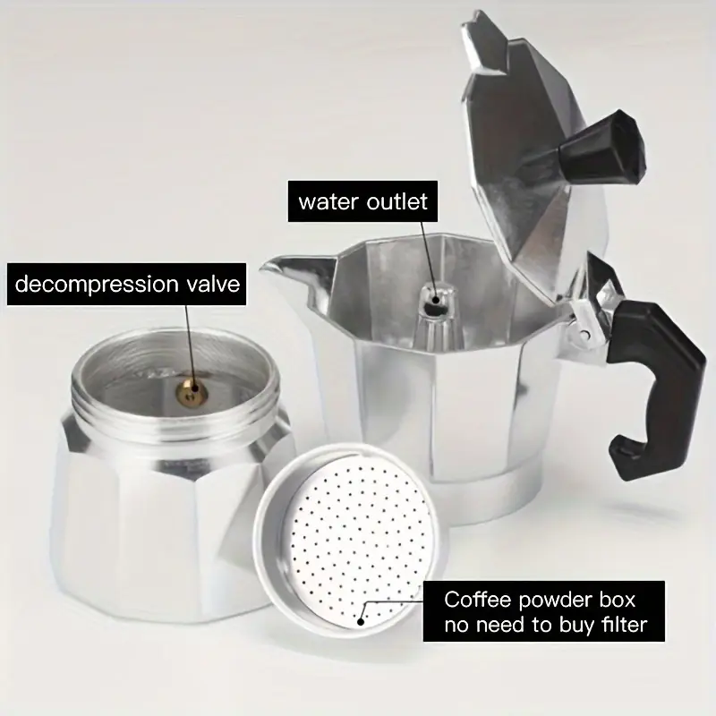 Классическая алюминиевая мока- – обзор и цена Coffee Equipment Accessories