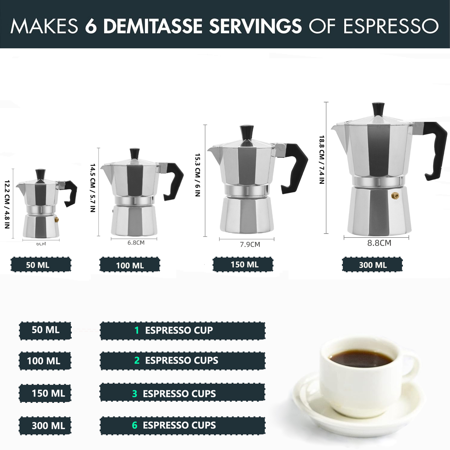 Классическая алюминиевая мока- – обзор и цена Coffee Equipment Accessories