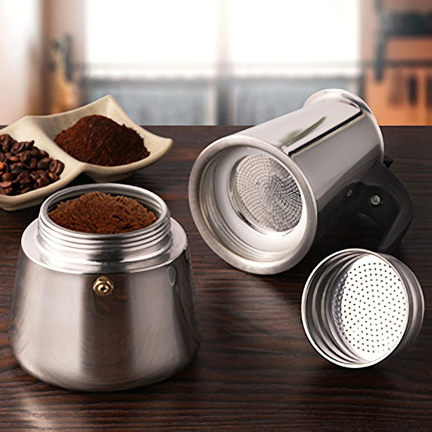 4/6/9 чашек Moka Pot Caffe Mac – обзор и цена Coffee Equipment Accessories