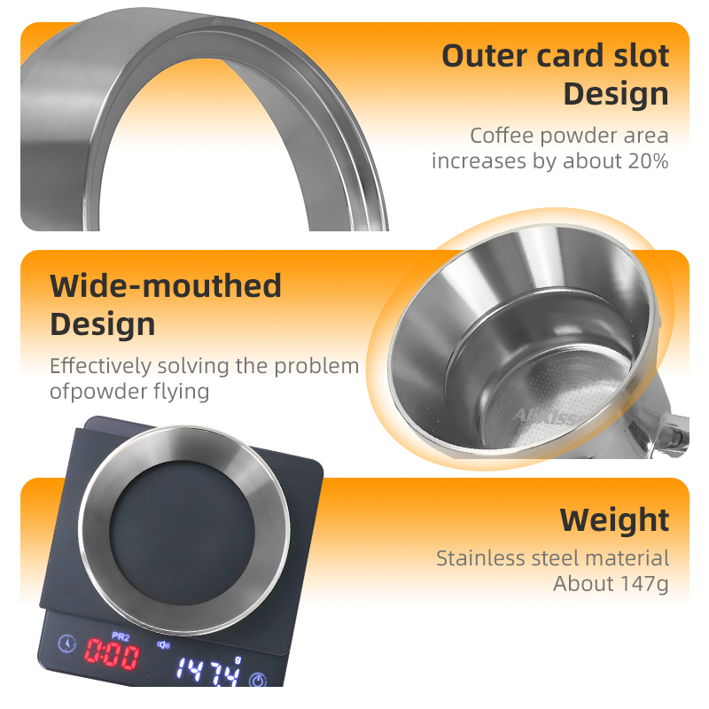 Дозирующее кольцо для кофе 54  – обзор и цена Coffee Extraction Equipment